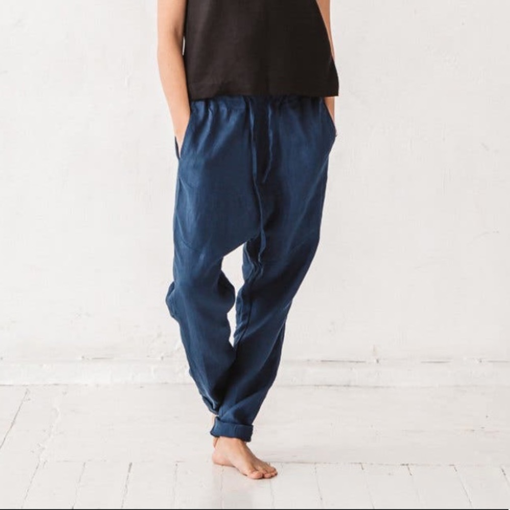 LinenFox Drawstring Pants - Picture 10 of 10